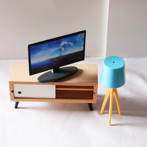 ミニテレビセット   ドールハウス 子供 おもちゃ 3点セット  DYLB1134