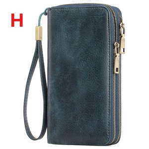 長財布  二重ファスナー 大容量  レディース ファッション   8811#  WXB700