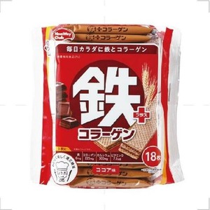 【栄養機能食品】鉄＋コラーゲンウエハース 18枚入