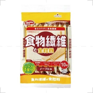 【栄養機能食品】食物繊維と全粒粉ウエハース 10枚入 【カルシウム】