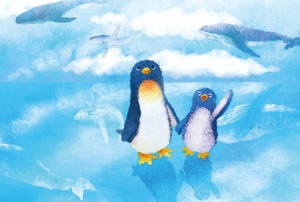 Postcard Penguin