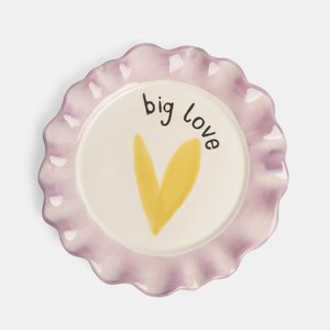 【caroline gardner】BIG LOVE HEART PLATE