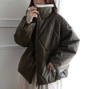 短款夹克 新商品 人造革/仿皮革 2025年 秋 束腰夹克 秋冬