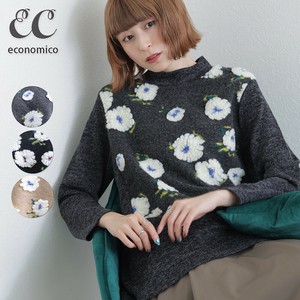 もこもこ花柄プルオーバー　2025AW　Economico