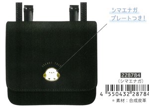 【2025年秋冬新作予約】ショルダーひもつきどこでもポッケ　合皮タイプ　シマエナガ　228784