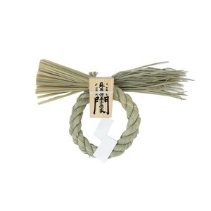 神棚の里 しめ飾り(リース型)