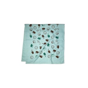 ツバメタオル 表ガーゼ&パイル バスタオル 1枚 ブルー  カフェ 60×120cm