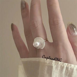 ＜SALE＞INSスタイル バロック真珠風 アンティーク風 リング 小物