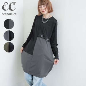 アシンメトリー配色ワンピース　2025AW　Economico