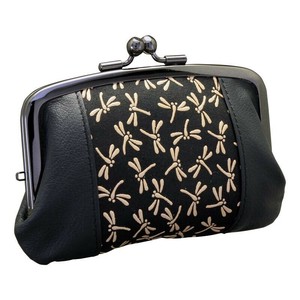 印伝 トンボ柄ガマ口財布 KP017-17 5260-497