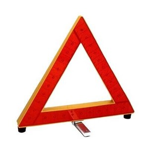 ミツギロン　道路保安用品　デルタフラッシュDX　三角形　点滅・流動切り替えタイプ　防滴構造