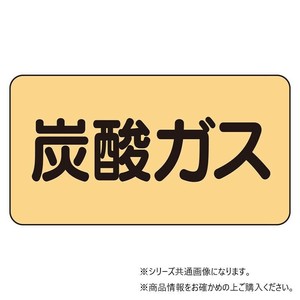 ユニット 配管ステッカー　炭酸ガス(極小) AS-4-9SS