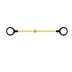 ユニット コーンチェーン　黄 872-43