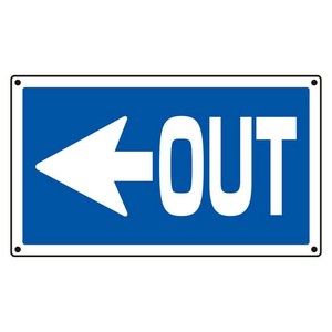 ユニット ST用角表示　左矢印OUT 887-742L