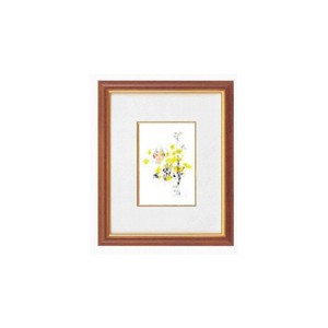 1302240　いわさきちひろインチ額タテ(ちひろ絵はがき一枚入り)　1397840・つくしんぼ