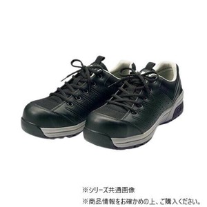 ユニット 先芯入りスニーカーブラック　25.5cm 873-63-6