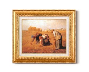 ミレー名画額F6金　1728040・落穂拾い