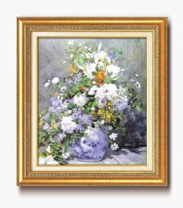 ルノワール名画額F10号　「花瓶の花」　17563