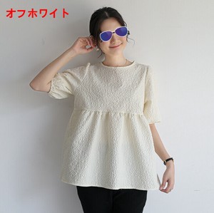 Tシャツ 半袖 ラウンドネック 無地 快適 レディース ファッション PBQ246