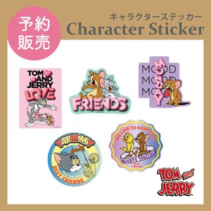 【予約販売】(12月入荷予定) キャラクターステッカー"トムとジェリー"