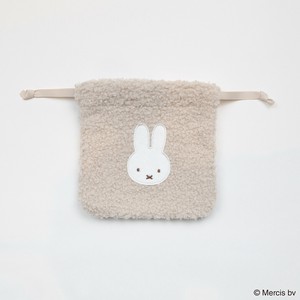 Miffy Pouch Miffy Beige Drawstring Bag
