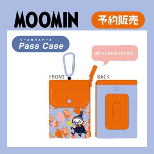 【予約販売】(1月入荷予定) リール付きパスケース ''ムーミン''　リトルミイフェアシリーズ