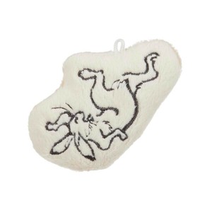 （取り寄せ品）鳥獣戯画 ぬいバッジ うさぎ