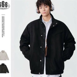 P23419 無地 ジャケットトッブス レトロ厚手 長袖 厚手 防風 保温 カジュアル ファッション2025秋新作