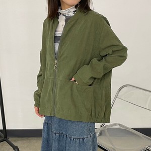 即納【2025新作】ピーチブルゾン　アウター　ジップ　羽織り　ジャケット　長袖　ゆったり　ワイド　秋　冬