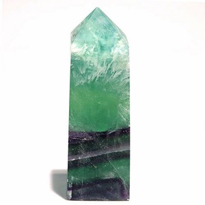エンジェルフェザーフローライト ポイン オベリスク 置物 Angel Feather Fluorite