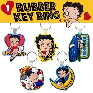 【永遠に愛されるベティちゃん♡】【ぷくっとオシャレ】BETTY BOOP RUBBER KEYRING 2 ◾️ラバーキーリング