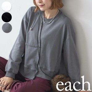 【each 新作】変形切替デザインミニ裏毛スウェット 2025AW モード each東京