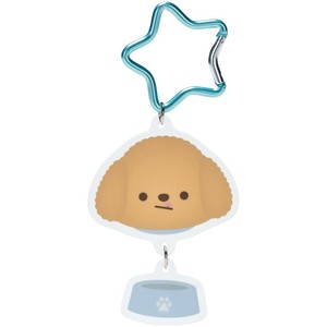Key Ring Toy Poodle Skater