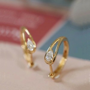 韓国　イヤリング 18k 　ピアス S925ポスト　ピアス アレルギー　シルバー925 ピアス