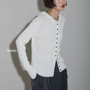 【2025AW新作入荷】リブフーディトップス　SKYpink東京
