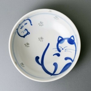 〈アウトレット〉陽だまり足跡ねこ中深ボウル　3個組