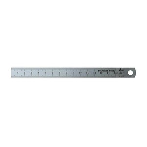 シンワ測定 イモノ尺 シルバー 15cm 20伸 cm表示 18058