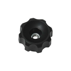 シンワ測定 部品 グリップナット 黒 アルミ自由金用 84730