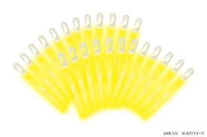 ルミカ　災害備蓄用ルミカライト 24本入り イエロー　E80516