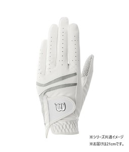 ウイルソン　パフォーマンスネオ レディースグローブ 左手用 ホワイト/シルバー 21cm
