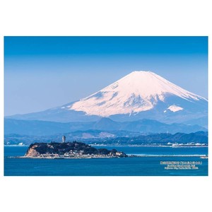 ジグソーパズル　300ピース 日本の都市47 神奈川県藤沢市「江の島と富士山」　300-403