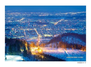 300Pジグソー シリーズ日本の都市2 北海道札幌市「藻岩山・冬の夜景」　300-320