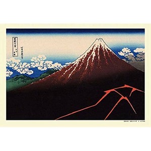 ジグソーパズル 300ピース 山下白雨(富嶽三十六景)
