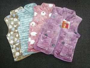 スタンド衿 ポンチョ スリーパー  ルームウェア  ベスト スリーパー 着る毛布 防寒 レディース
