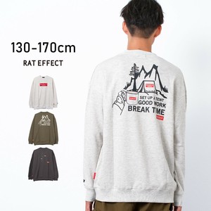 【2025秋冬】BREAK TIME裏毛トレーナー トップス スウェット 裏毛 長袖 子供服 男の子 小学生 中学生