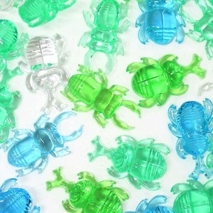 おもちゃ　クラッシュアイス カブトムシ＆クワガタ グリーン系ミックス　No.506-5