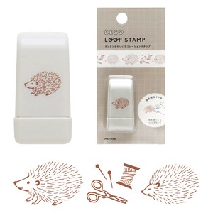 DECO LOOP STAMP Hedgehog