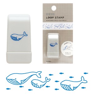 DECO LOOP STAMP Whale