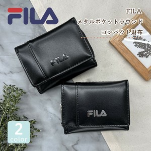FILA メタルポケット ラウンドコンパクト財布
