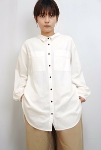 シャリシャリオックス　ギャザーオーバーシャツ